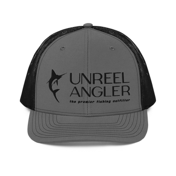 Richardson 112 Black Unreel Logo